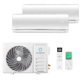 Мульти-сплит система Ecostar KVS-2FM18ST/OUT/KVS-IMR09ST/IN*2шт