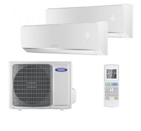 Мульти-сплит система General Climate GU-M2E14H1/GC-ME07HRi*2шт